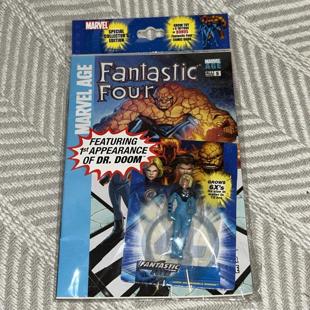 2005 Marvel Age Fantastic Four Buy Rite Comic‎ With Figure Sealed New Package D1